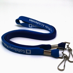 Screen Printing Plain Tubular lanyards with Custom design