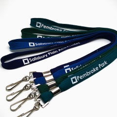 Screen Printing Plain Tubular lanyards with Custom design