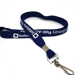 Screen Printing Plain Tubular lanyards with Custom design