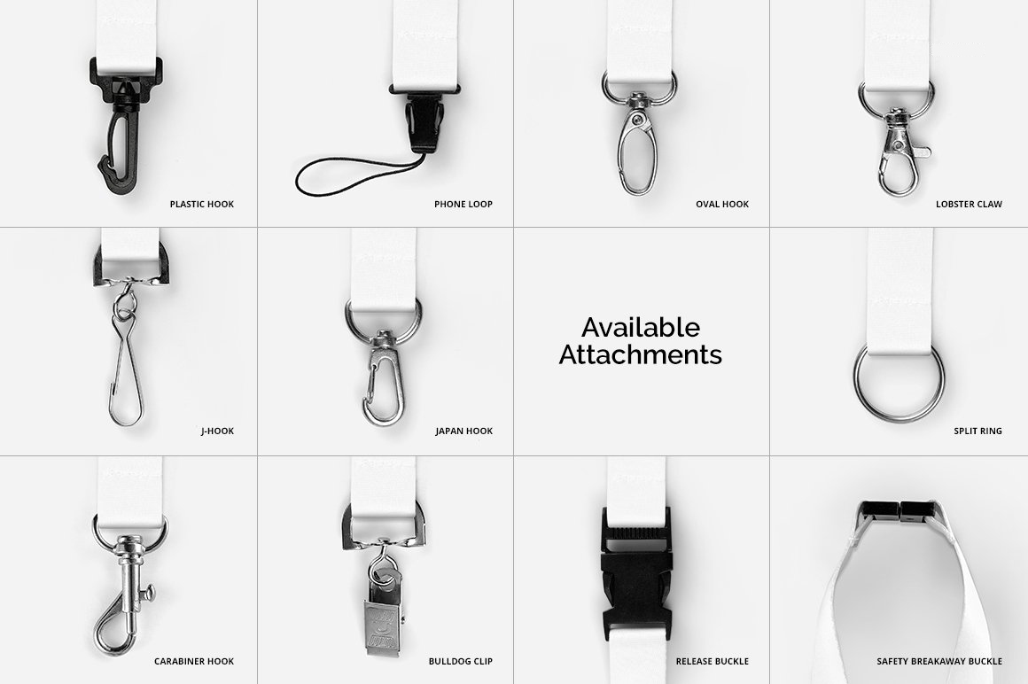 What Types of Lanyard Clips and Accessories Can I Choose From