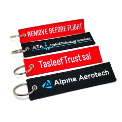 Custom remove before flight keychain for aviation pilots