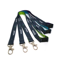 Multi-colored promotional lanyards
