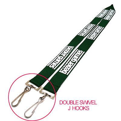 Double Ended Lanyards with swivel J hook