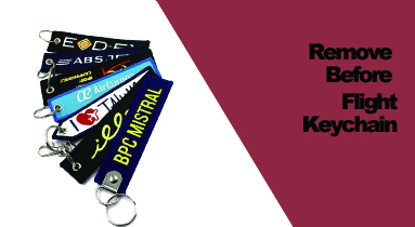 What is remove before flight keychain