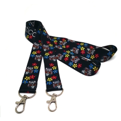 Custom made heat transfer lanyards