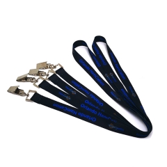 Open ended double clip lanyards
