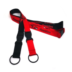 Custom lanyards for keys with split rings