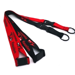 Custom lanyards for keys with split rings