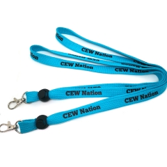 Custom polyester printed tube lanyards