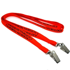 Custom polyester printed tube lanyards