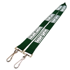 Double ended lanyards with swivel J hooks