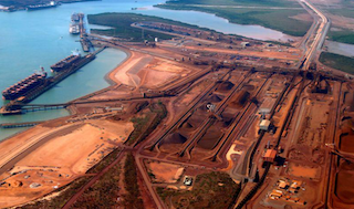 Australia's Port Hedland iron ore shipments to China jump 16% in December