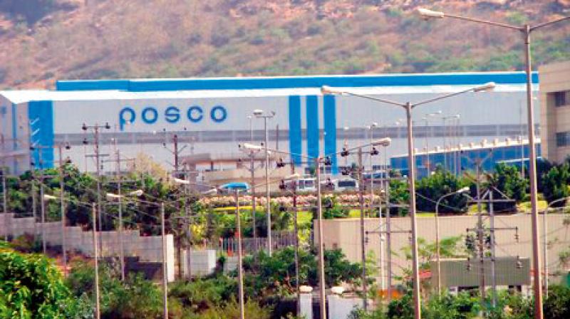 AP invites POSCO for setting up steel plant at Krishnapatnam