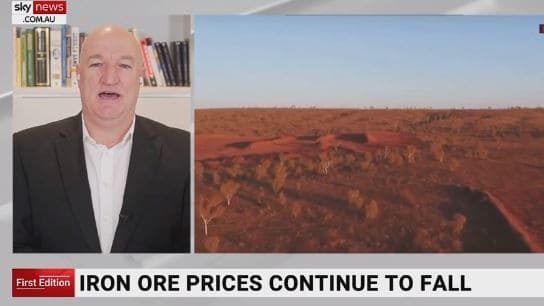 Iron ore price plunge hurting most, but helping exporters. Plus, optimism the ticket to boost vaccinations. Scott Phillips on Sky News First Edition