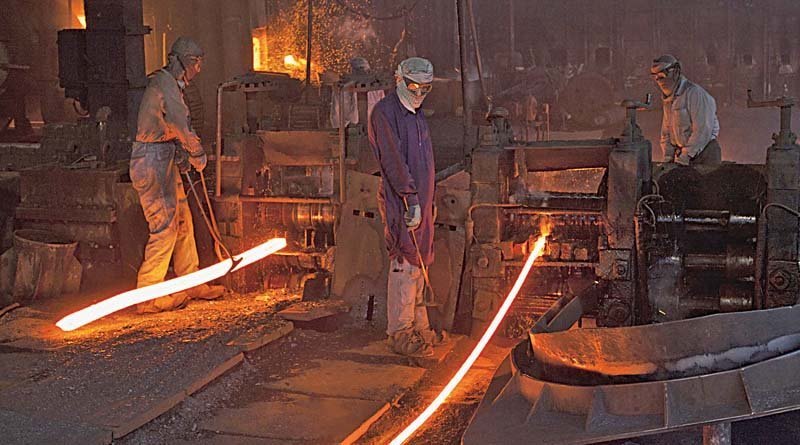 Steel prices fall Rs5,000 per ton