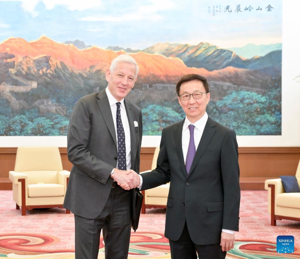 China's VP Han Zheng meets Rio Tinto Chairman Dominic Barton