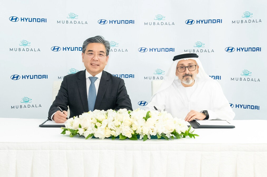 Hyundai signs MoU with Abu Dhabi’s Mubadala to develop a sustainable automotive supply chain