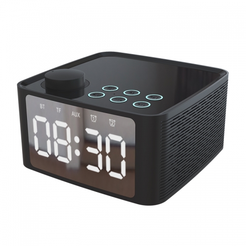 New alarm clock bluetooth speaker usb cell phone charging bluetooth audio led digital electronic alarm clock audio