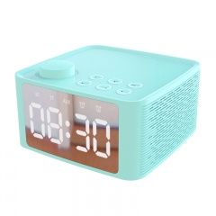 New alarm clock bluetooth speaker usb cell phone charging bluetooth audio led digital electronic alarm clock audio