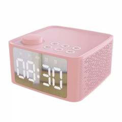 New alarm clock bluetooth speaker usb cell phone charging bluetooth audio led digital electronic alarm clock audio