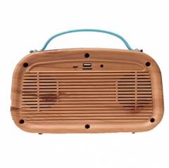 20W Wooden retro bluetooth speaker with dual speaker AS-BT322
