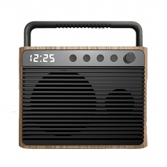Retro wooden bluetooth speaker with dual speaker AS-BT326