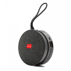 Round shape portable bluetooth speaker with hanger AS-BT309