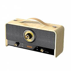 14W Wooden retro bluetooth speaker with dual speaker AS-BT323