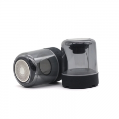 2021 mini BT speaker with wireless mic Quality sound Deep bass LED light show twin magnetic adsorption for Mobile phone