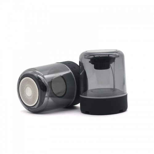 2021 mini BT speaker with wireless mic Quality sound Deep bass LED light show twin magnetic adsorption for Mobile phone