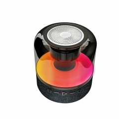 2021新款蓝牙扬声器Faric无线扬声器滚动3D声音低音炮LED灯30W有源扬声器