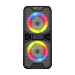 3000mAh super long playback bluetooth speaker with 20W output and colorful LED light