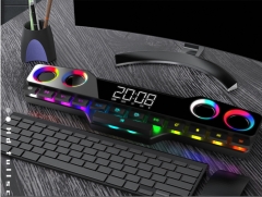 Gaming mechanical keyboard bluetooth speaker with 20W output,colorful LED light
