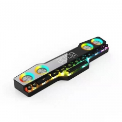 游戏机械键盘蓝牙扬声器，20W输出，彩色LED灯