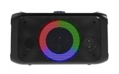 3000mAh Bluetooth speakers 7 LED Lights AUX USB FM MIC Bluetooth RGB 10W Output V5.0 Hi-Fi for home