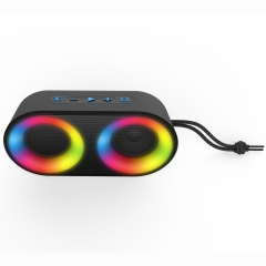 Newest portable flame light bluetooth speaker with stereo sound AS-BT212