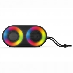 Newest portable flame light bluetooth speaker with stereo sound AS-BT212