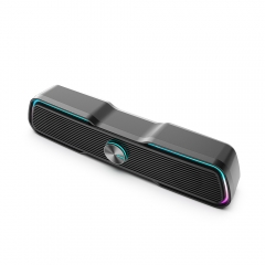 USB speaker 2.0 Colorful RGB light, 3W*2, 2 inch*2, gaming sound bar for PC laptop, computer,TV