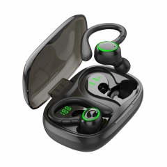 无线耳机定制标志耳机BT 5.1与电池充电盒耳钩耳机无线陶艺情绪