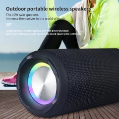 RGB 10W Bluetooth Speaker Mobile phone Waterproof IP6 TWS AUX BT5.1 Wireless Speaker Portable Player