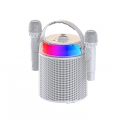 Bluetooth speakers good sound quality portable wireless outdoor LED light Karaoke Speaker with Mic