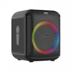 OEM Bluetooth Speaker deep bass 6.5 inch HIFI speaker for Home Office 20W party speaker LED light wireless microphone remote