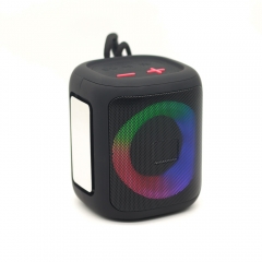 Wireless speakers portable wireless outdoor waterproof speaker with LED RGB lights