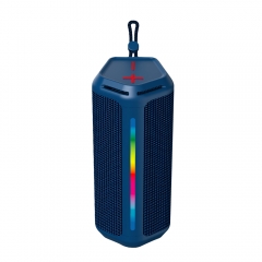 IPX5 waterproof speaker RGB light effect waterproof outdoor 360 surround portable portable speaker