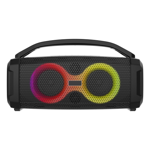 Wireless Bluetooth audio TF card USB playback RGB lights outdoor portable party subwoofer