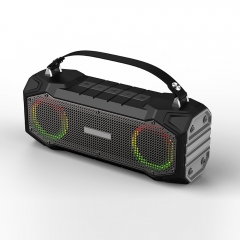 Portable portable portable Bluetooth intelligent outdoor RGB subwoofer wireless multiple playback mode speaker