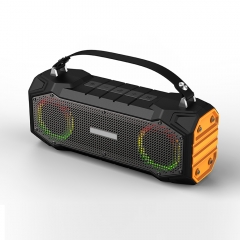 Portable portable portable Bluetooth intelligent outdoor RGB subwoofer wireless multiple playback mode speaker