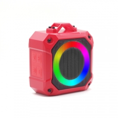 Waterproof wireless Bluetooth mini audio TF card USB play RGB lights outdoor portable party