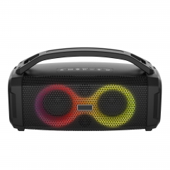 Wireless Bluetooth audio TF card USB playback RGB lights outdoor portable party subwoofer