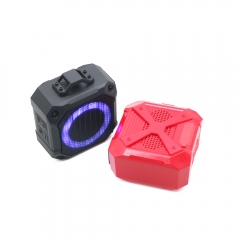 Waterproof wireless Bluetooth mini audio TF card USB play RGB lights outdoor portable party